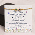 Mother's Day Gifts, Thank You Mom Gift Mother's Day Gift For Her Custom Birthstone - Personalized Bracelet