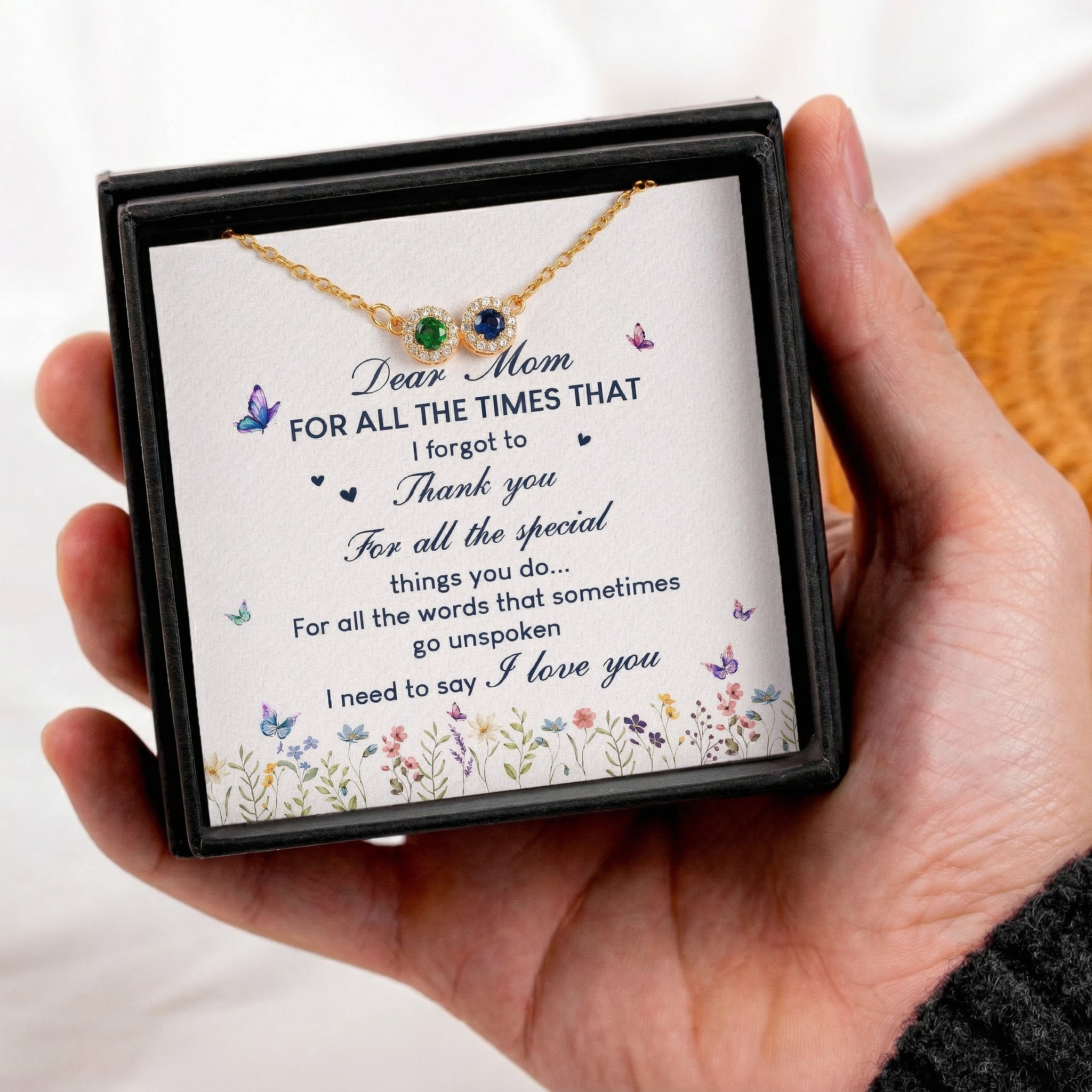 Mother's Day Gifts, Thank You Mom Gift Mother's Day Gift For Her Custom Birthstone - Personalized Bracelet