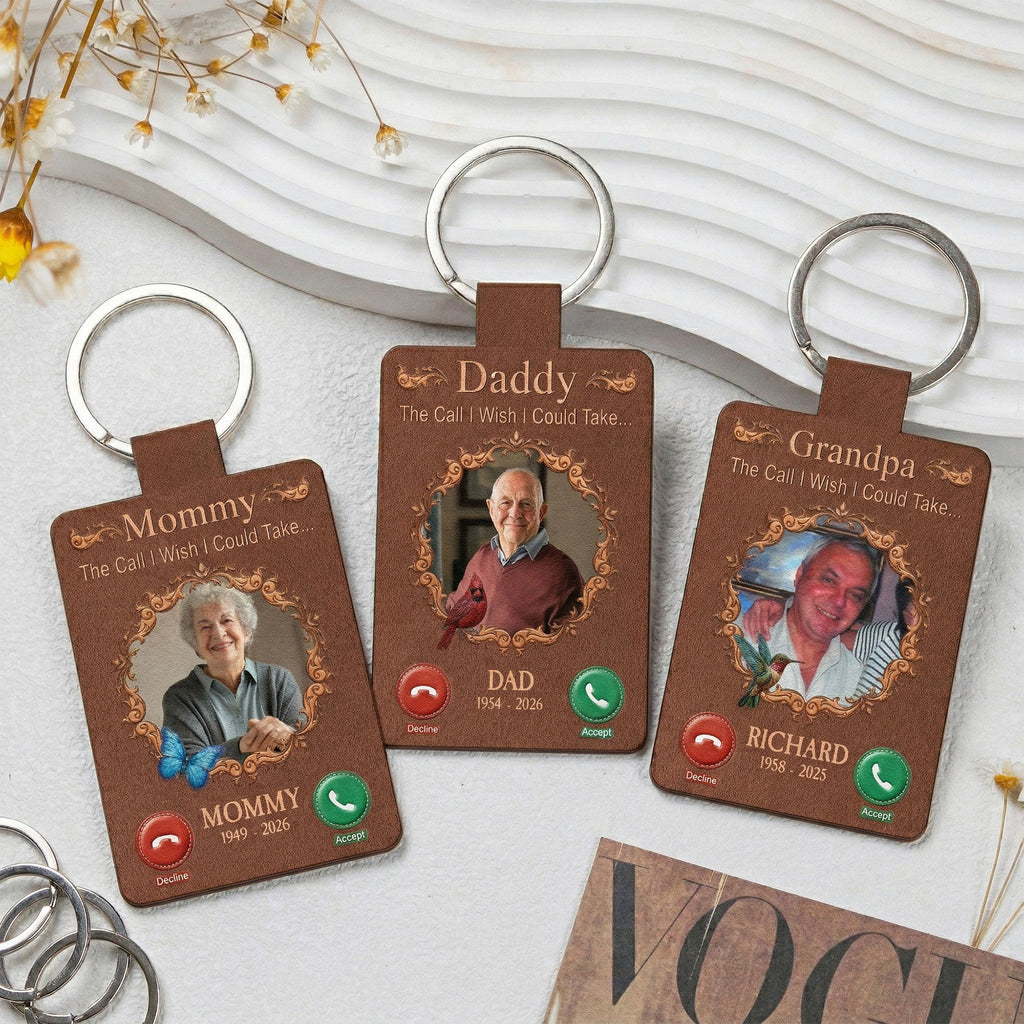 The Call I Wish I Could Take... Memorial Gifts - Personalized Keychain
