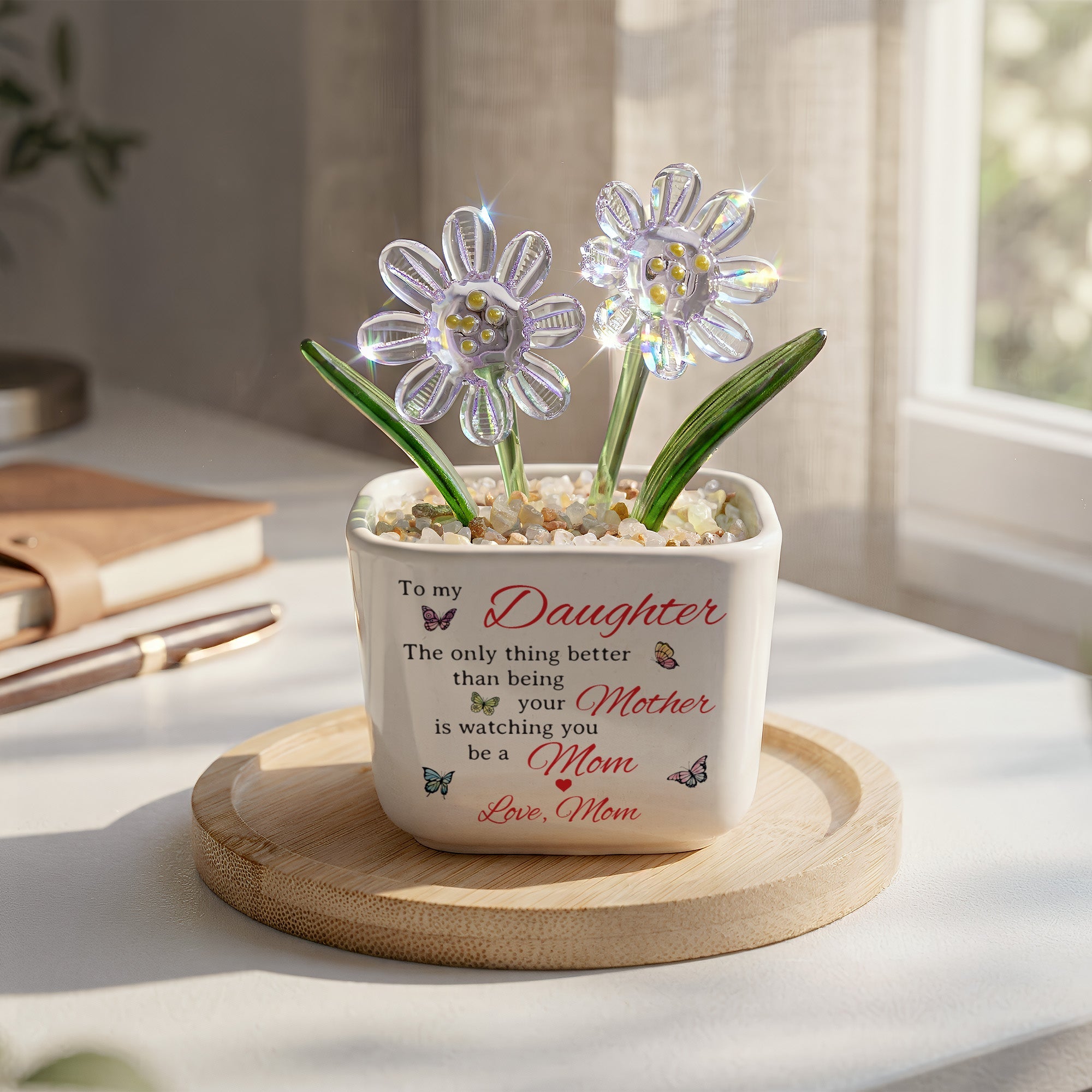 Mother's Day Gifts, The Only Thing Better Than Being Your Mother Gift For New Mom - Personalized Plant Pot