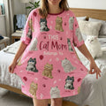 This Cat Mom Belongs To - Personalized Sleep Tee