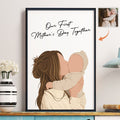 Mother's Day Gifts, Turn Photo Into Faceless Art - Mother's Day Gift For Mom, Mum, Family - Personalized Poster