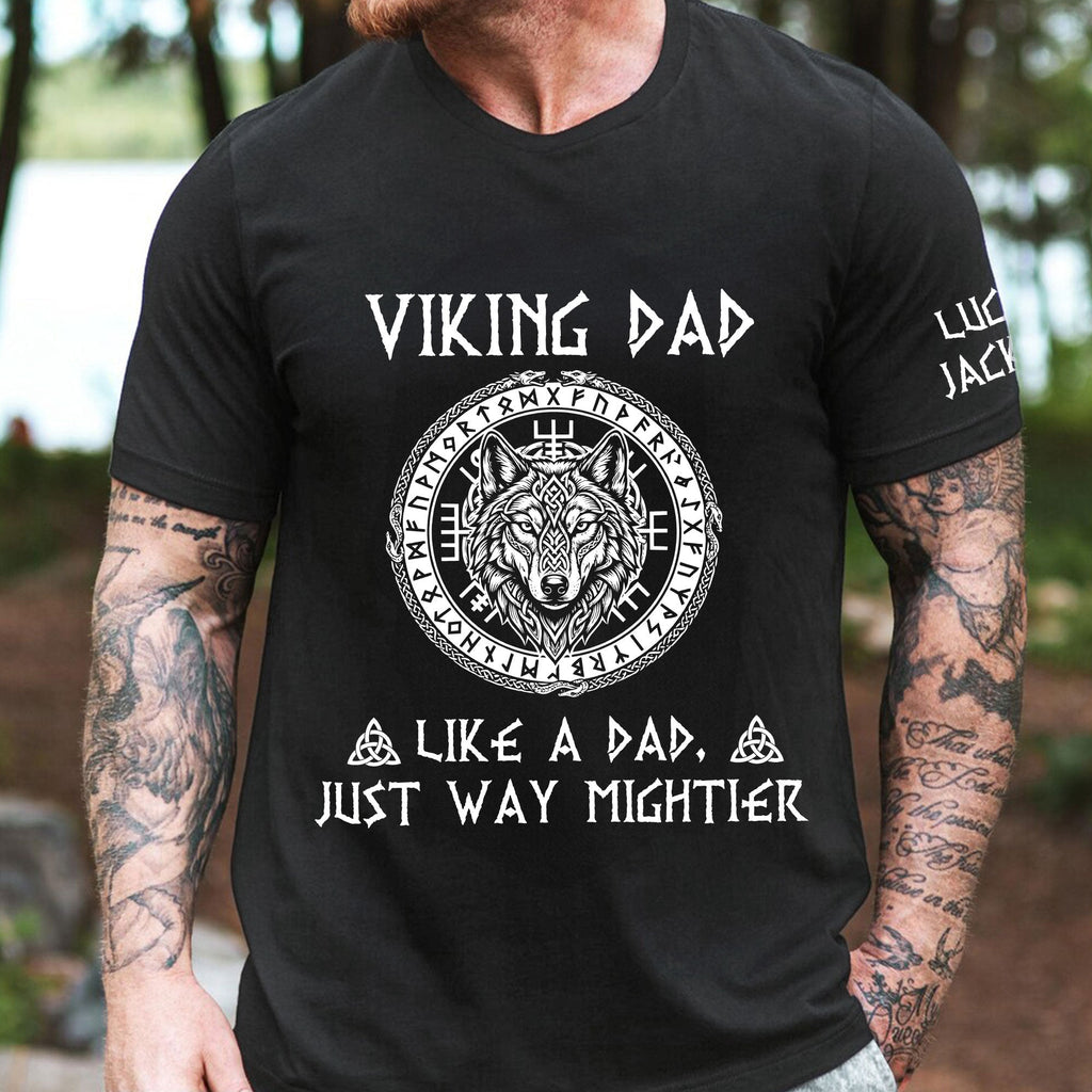 Father's Day Gifts, Viking Dad - Personalized Shirt