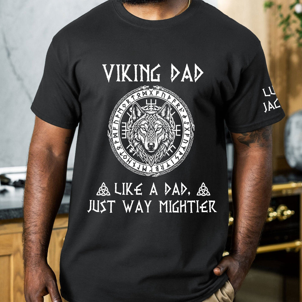 Father's Day Gifts, Viking Dad - Personalized Shirt