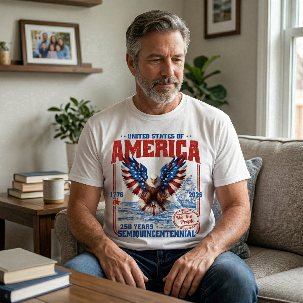 We The People Patriotic Eagle American Flag - Shirt