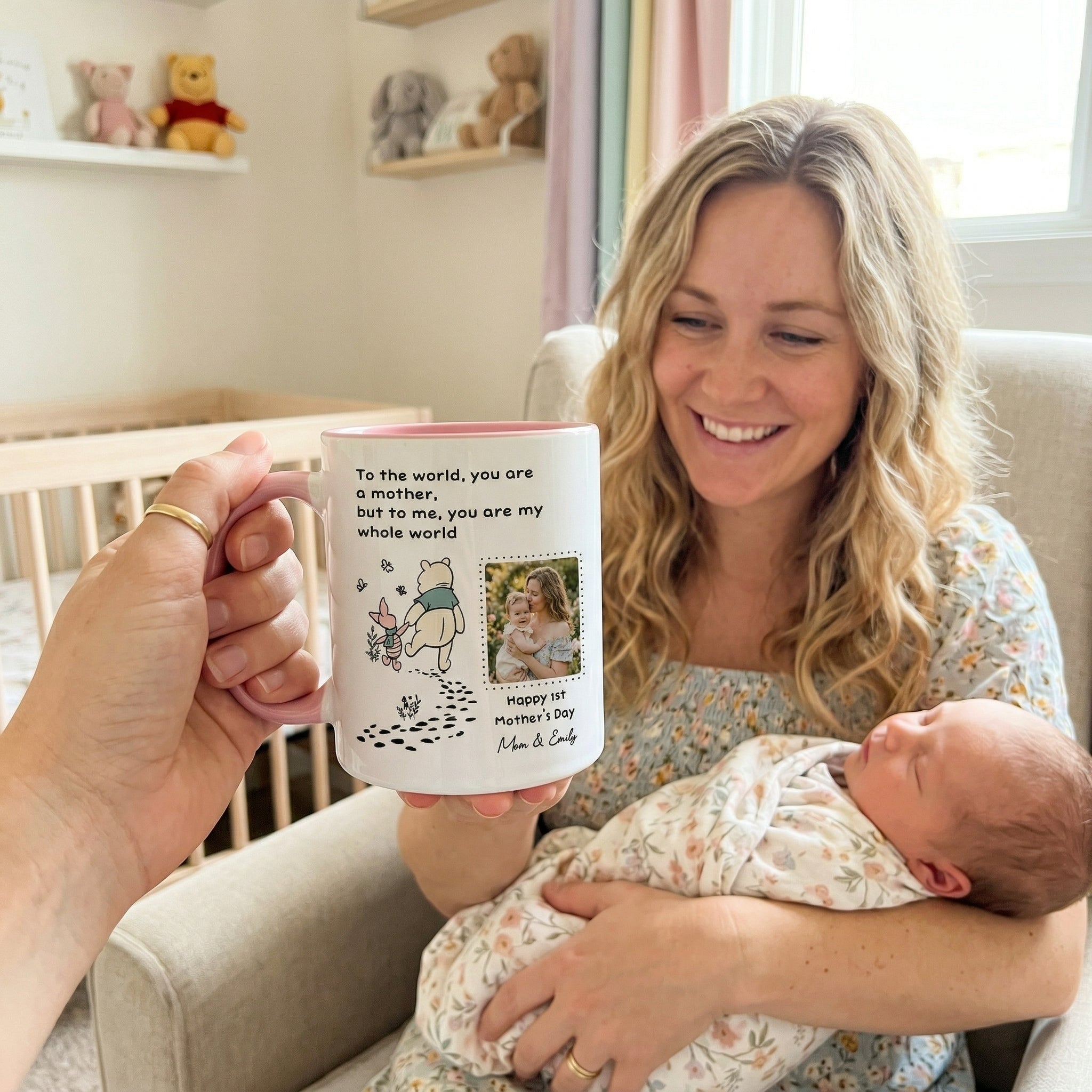Mother's Day Gifts, You Are My Whole World - 1st Mother's Day Gift For New Mom - Personalized Mug