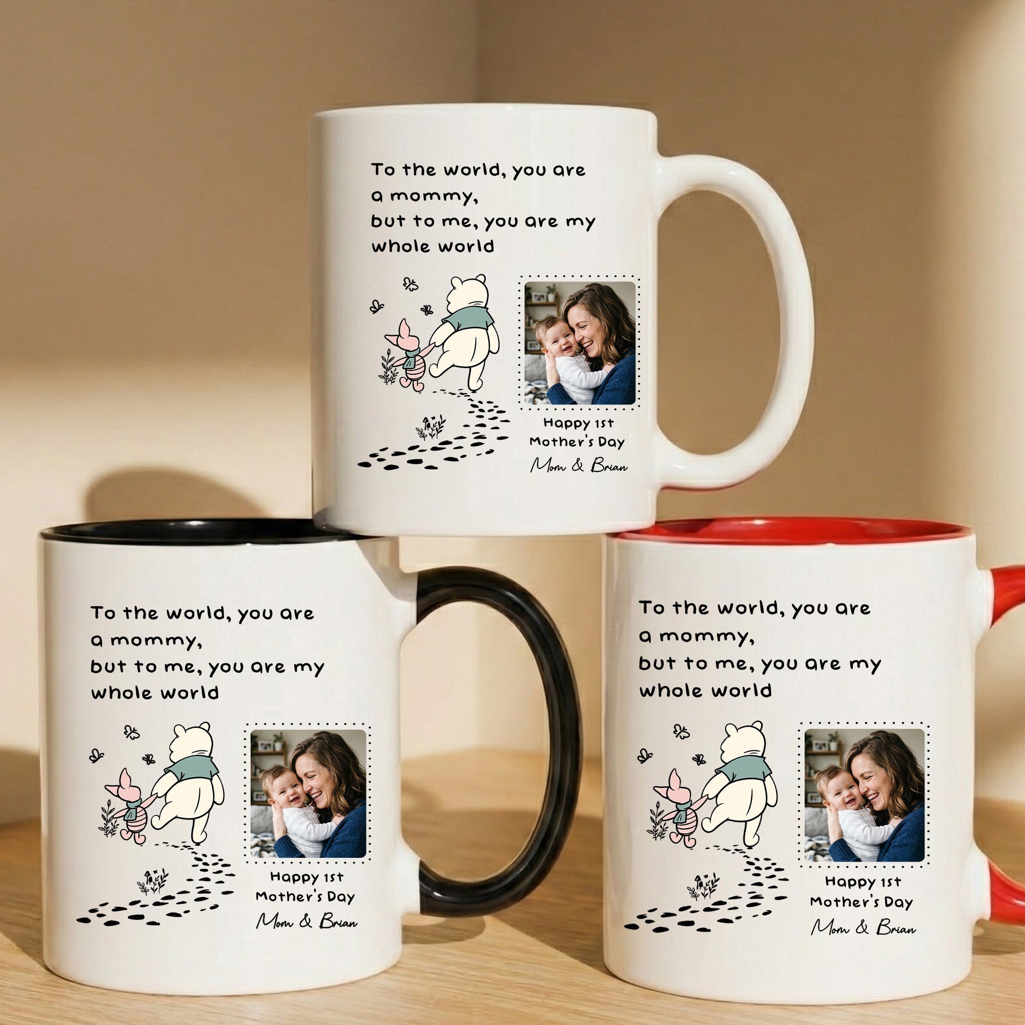 Mother's Day Gifts, You Are My Whole World - 1st Mother's Day Gift For New Mom - Personalized Mug